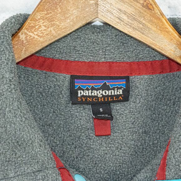 Patagonia Women's Lightweight Synchilla Snap-T Pullover Fleece sweater jacket S - Picture 2 of 9